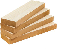 Bright Creations bloques de madera sin terminar para manualidades, bloque de letreros, juegos para niños (7 x 7 in, 4 unidades) - Arteztik
