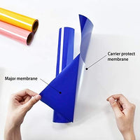 KENICUT PU transferencia de calor adhesivo rollo de vinilo 100.1 x 11.5 ft para camiseta DIY (azul) - Arteztik
