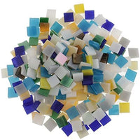 F Fityle 250 piezas de muchos colores cuadrados azulejos de mosaico de vidrio para hacer mosaico artesanía, multicolor - Arteztik
