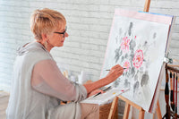 AIT Art - Juego de 5 pinceles de pintura pura Kolinsky rusa, hechos a mano en los Estados Unidos, mejor calidad para los últimos detalles con aceite, acrílico y acuarelas - Arteztik
