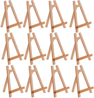 U.S. Art Supply - Caballete de mesa pequeño de 10.5 in, trípode de madera de haya, para niños, estudiantes, escuelas, pinturas, fiestas, mesas, caballetes de escritorio, portafotos de lona - Arteztik
