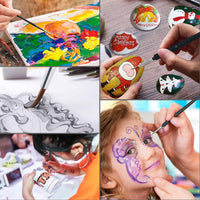 UPINS - Juego de 11 pinceles de pintura de detalles finos en miniatura, pinceles pequeños para pintura acrílica - Arteztik
