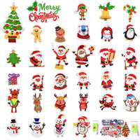 32 piezas de Navidad diamante pintura llavero Navidad diamante pegatina 5D DIY diamante pintura llavero kit rhinestone mosaico fabricación completo taladro diamante colgante para Navidad artes artesanías - Arteztik
