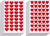 resinta 50 hojas Corazón de purpurina pegatinas día de San Valentín Amor calcomanía decorativo para scrapbooking o Embellishment - Arteztik
