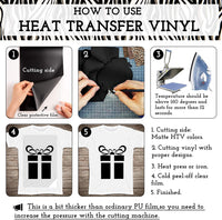 Whaline - Lámina de vinilo adhesivo de vinilo con estampado de leopardo, color negro, dorado, gris, HTV, para manualidades, Navidad, 8 hojas, 2 tamaños - Arteztik
