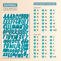 Juvale - Pegatinas para manualidades (1 pulgada, 4 colores, 16 hojas) - Arteztik
