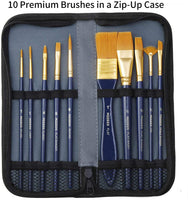 MEEDEN - Juego de 72 piezas de pintura acrílica con caballete de madera de haya, juego de pintura acrílica de 48 × 0.7 fl oz y todos los suministros adicionales, kit de herramientas de pintura para artistas principiantes, estudiantes y niños - Arteztik
