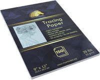 Papel de calco – 150 hojas – 39LB – 9" x 12" – myartscape - Arteztik
