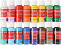 Kit de pintura acrílica para principiantes y profesionales, 16 colores - Arteztik
