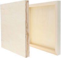 Tableros para paneles de pintura de madera (12 pulgadas, 6 unidades) - Arteztik
