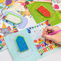 6 piezas antideslizante herramientas estera pegajosa para pintura de diamante, 5.6 x 3.3 pulgadas antideslizante universal gel Pad para accesorios de bordado de diamante 5D para niños o adultos - Arteztik
