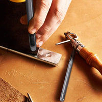12 Pieces Leather Hole Punch Cutter 0.5 mm to 5 mm Leather Hollow Punch Working Tools Leather Edge Skiving DIY Craft Tool for Leather Belt Watch Bands Carving - Arteztik
