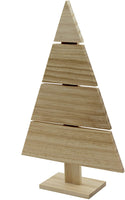Creative Hobbies Pallet de madera de pie, árbol de Navidad, 14.2 x 9.4 in, decoración rústica de granja, proyecto de manualidades | Paquete de 2 - Arteztik

