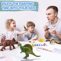 Artes y manualidades para niños, kit de pintura, juguetes de dinosaurio, manualidades para niños de 4 a 8 años de edad, suministros de fiesta, regalos para niños y niñas, diversión creativa, regalo de cumpleaños - Arteztik
