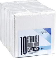 Sorillo Brands – Paquete de 6 paneles de lona de algodón preestirado de 12 x 12 – Uso con todos los acrílicos, aceites y otros medios de pintura - Arteztik
