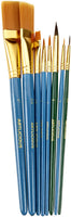 Artlicious - Juego de 25 pinceles de pintura multiusos, ideal para acrílico, aceite, acuarela, aguamarina - Arteztik
