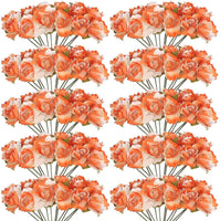 CCINEE - 120 flores artificiales amarillas de papel de 0.591 in para manualidades, álbumes de recortes, suministros de boda, adornos de San Valentín - Arteztik
