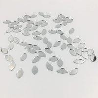 Espejos de cristal para manualidades, 100 piezas, diseño de caballo de ojo, para proyectos de manualidades y bordado de Sheesha de 0.472 x 0.276 in - Arteztik
