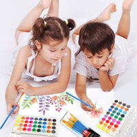 Juego de pinceles de acuarela Aroic, con una pintura de acuarela, 36 colores, y un paquete de 10 pinceles de diferentes tamaños, el mejor regalo para principiantes, niños y amantes del arte. - Arteztik
