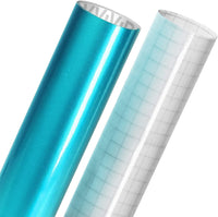 vvivid acabado de alto brillo calcomanía Craft 12" x 60" rollo de vinilo para Cricut, silueta y Cameo incluyendo 12" x 12" rollo papel de transferencia - Arteztik
