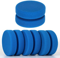 LUTER 4 esponjas aplicadoras de pintura, esponja redonda de doble cara para pintura, artes y manualidades (3 pulgadas, azul) - Arteztik
