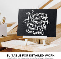 Chalkola - Rotuladores acrílicos para pintura de roca, piedra, cerámica, vidrio, madera, lienzo (6 unidades) - Arteztik
