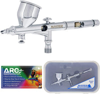 Master Airbrush Precision - Aerógrafo de doble acción para arte gráfico con detalles finos - Arteztik
