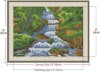 Kit de pintura de diamante 5D con perforación completa, pintura de bordado con diamantes de imitación para paisaje, arte para decoración de pared del hogar, 12 x 16 pulgadas - Arteztik
