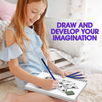 Artisto - Juego de lápices para dibujar y dibujar (18 artículos, perfecto para principiantes, niños o cualquier artista aspirante, incluye lápices de grafito y palillos, lápices de carbón, gomas de borrar y sacapuntas - Arteztik
