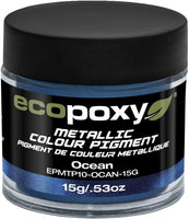 Pigmento metálico Ecopoxy (Ocean, 0.53 oz) - Arteztik
