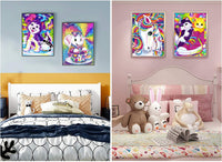 ARTDOT - Juego de 4 kits de pintura de diamante 5D para adultos, kits de pintura por número, perforación completa, diamantes de imitación de cristal, arte para decoración de pared del hogar, regalo de 12 x 16 pulgadas - Arteztik
