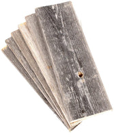 Barnwood Decor of OKC | Barnwood Craft Wood para proyectos de bricolaje [100% auténtica madera regenerada] Tablones de madera rústica para manualidades, proyectos y decoración (6 tablones – 12 pulgadas) - Arteztik
