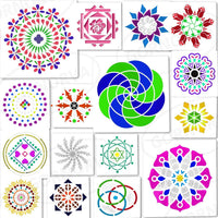 GORNORVA 33 piezas Mandala Dotting Herramientas Stencil Mandala Painting Tool Kits Cepillos bandeja de pintura pinceles para Rock Painting Coloring Drawing y Drafting Art Supplies - Arteztik
