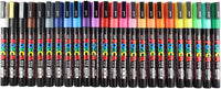 Uni Posca PC3M24C - Juego de rotuladores de pintura con papelería Miyabi - Arteztik
