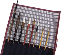 hmay de pincel de caligrafía china tradicional Sumi Pintura Dibujo cepillo para polvo 8pcs/pack - Arteztik
