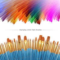 Heartybay Juego de pinceles de pintura, todo el paquete, 2 unidades - Arteztik
