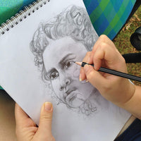 MISULOVE - Juego de lápices de dibujo profesional, 12 lápices de grafito (12B - 4H), ideal para dibujar artes, bocetos, sombreado, para principiantes y artistas profesionales. - Arteztik
