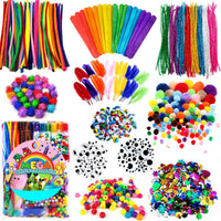 FunzBo Arts and Crafts Supplies for Kids - Craft Art Supply Kit for Toddlers Age 4 5 6 7 8 9 - All in One D.I.Y. Crafting Collage Arts Set for Kids (X-Large) - Arteztik
