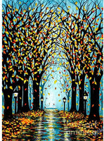 Kit de pintura de diamante 5D para adultos y niños, broca completa, redonda, con diamantes de imitación, arte abstracto, pintura al óleo, perfecto para decoración de la pared del hogar, regalo (12 x 16 pulgadas) - Arteztik
