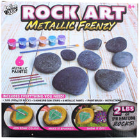 Rock Art - Kit de manualidades para bricolaje, incluye 2 libras de roca premium - Arteztik
