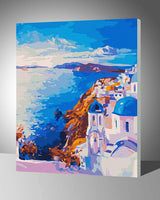 BANLANA - Kit de pintura por números para adultos con marco de madera, 16.0 x 20.0 in, enmarcado, para adultos - Arteztik
