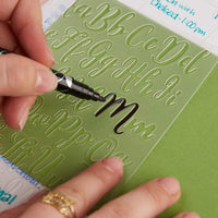 Erin Condren Stencil Pack – Plantillas de caligrafía y planificación de lista de verificación, paquete de 2 medidas 4.375" x 6", impulsa la creatividad, personaliza, estiliza, duradera, bonita, linda - Arteztik
