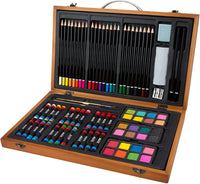alex toys artista Studio juego de esenciales suministros de arte portátil con funda de transporte de madera - Arteztik
