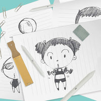 Mr. Pen – Juego de 13 unidades con borrador de arte, tocones de mezcla para dibujo, lápices de sombra para bocetos, lápices de mezcla, varillas de mezcla para dibujo, herramienta de mezcla, herramientas de mezcla para dibujar - Arteztik

