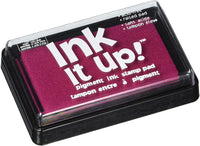 Darice – Plantilla para grabar en relieve 1027 – 29 Pigment Ink Stamp Pad Art and Craft Supply, Arándano Rojo - Arteztik
