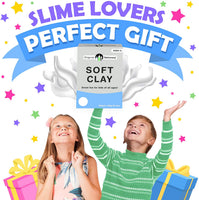 Arcilla suave para suministros de slime, arcilla para modelar, suministros de arte para niños, añadir al pegamento y espuma de afeitar para hacer slime de mantequilla esponjosa [230 gramos / 9 onzas hace +10 slimes - Arteztik
