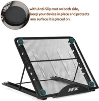 Soporte de caja de luz, multifunción, 7 puntos de ángulo de deslizamiento, soporte de rastreo prevenido para portátil, mesa de luz LED, A4, LB4, L4S y la mayoría de las cajas de luz de rastreo - Arteztik
