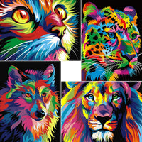 ARTDOT - Juego de 4 kits de pintura de diamante 5D para adultos, perforación completa, arte de diamante para decoración del hogar, 12 x 16 pulgadas - Arteztik
