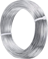 Alambre de aluminio plateado de 0.039 in de grosor, alambre de metal flexible para manualidades, para hacer muñecas, esqueleto, manualidades (492 pies) - Arteztik
