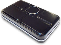Field Artist Pro 12HP - juego completo de acuarela de viaje, incluye media paleta de 12 colores brillantes, 2 cepillos a la medida, una esponja de mar genuina, una caja clásica de metal, todo cabe en su bolsillo. - Arteztik
